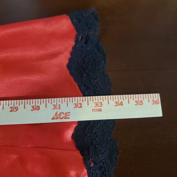 Victoria's Secret Red and Black Lace Chemise - Picture 12 of 12